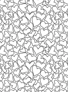 coloriage Coeur et dessins