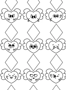 coloriage Coeur a imprimer gratuit