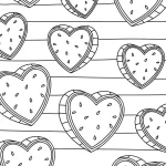 coloriage Coeur pour enfant de 4 ans