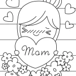 imprimer coloriage Coeur pour enfant