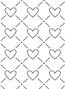 coloriage Coeur pour enfant de 8 ans