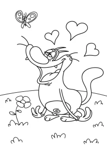 image pour coloriage Coeur enfant