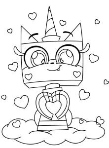 coloriage Coeur pour enfant de 5 ans