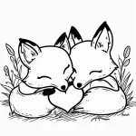 coloriage Coeur et dessins