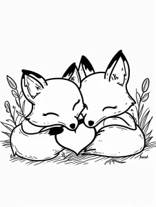 coloriage Coeur et dessins