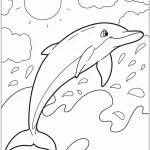 coloriage Dauphin et dessin a imprimer