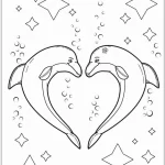 coloriage Dauphin pour bebe a imprimer