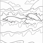 coloriage Dauphin pour enfants à télécharger