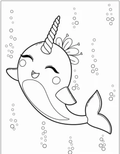 coloriage Dauphin à imprimer a4