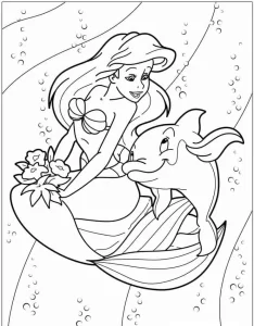 coloriage Dauphin a imprimer