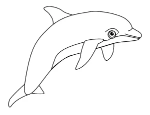 coloriage Dauphin à imprimer