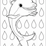coloriage Dauphin a colorier en ligne gratuitement