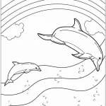 coloriage Dauphin a telecharger