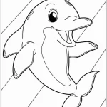 coloriage Dauphin pour enfant
