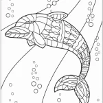 coloriage Dauphin pour enfant de 7 ans