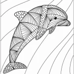 coloriage Dauphin pour enfant de à imprimer