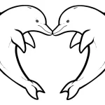 imprimer coloriage Dauphin pour enfant