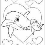 coloriage Dauphin pour enfant de 7 ans