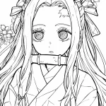 télécharger coloriage Demon Slayer gratuit
