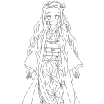 coloriage Demon Slayer a dessiner en ligne