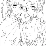 télécharger coloriage Demon Slayer gratuit