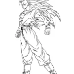 coloriage Dragon Ball Z gratuit à imprimer