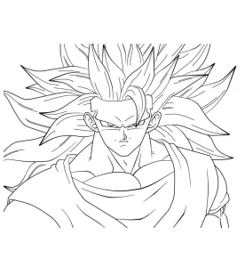 coloriage Dragon Ball Z a telecharger