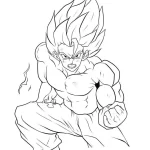 coloriage Dragon Ball Z à imprimer pdf gratuit