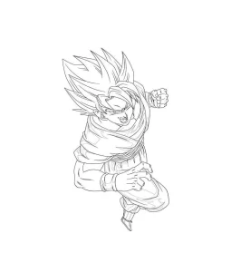 coloriage Dragon Ball Z a imprimer gratuit