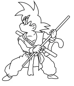 coloriage Dragon Ball Z d