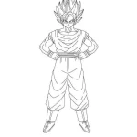 coloriage Dragon Ball Z a imprimer gratuit