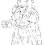 image de coloriage Dragon Ball Z pour enfant