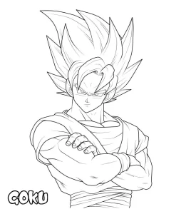 coloriage Dragon Ball Z a imprimer gratuitement