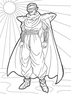 coloriage Dragon Ball Z pour enfant gratuit