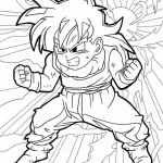 coloriage Dragon Ball Z gratuit pour enfants