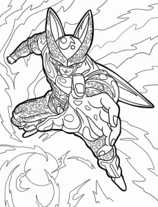 coloriage Dragon Ball Z à imprimer pour enfant de 3 ans