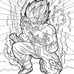 coloriage Dragon Ball Z de pour enfants