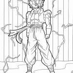 coloriage Dragon Ball Z educatif pour enfant