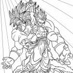 image de coloriage Dragon Ball Z pour enfant
