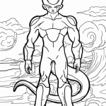 coloriage Dragon Ball Z pour enfants a imprimer