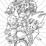 image de coloriage Dragon Ball Z pour enfant