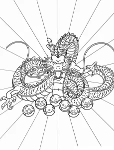 coloriage Dragon Ball Z gratuit à imprimer