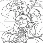 coloriage Dragon Ball Z à imprimer gratuit