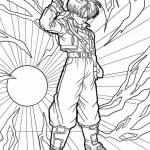 coloriage Dragon Ball Z gratuit à imprimer