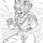 coloriage Dragon Ball Z à imprimer pour enfant de 7 ans