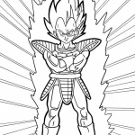 coloriage Dragon Ball Z et decoupage