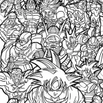 coloriage Dragon Ball Z à imprimer pour enfant de 10 ans