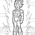coloriage Dragon Ball Z à imprimer pdf gratuit