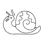 coloriage Escargot en ligne
