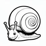 coloriage Escargot en ligne pour enfant